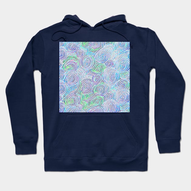 Spring Swirls (MD23SPR024b) Hoodie by Maikell Designs